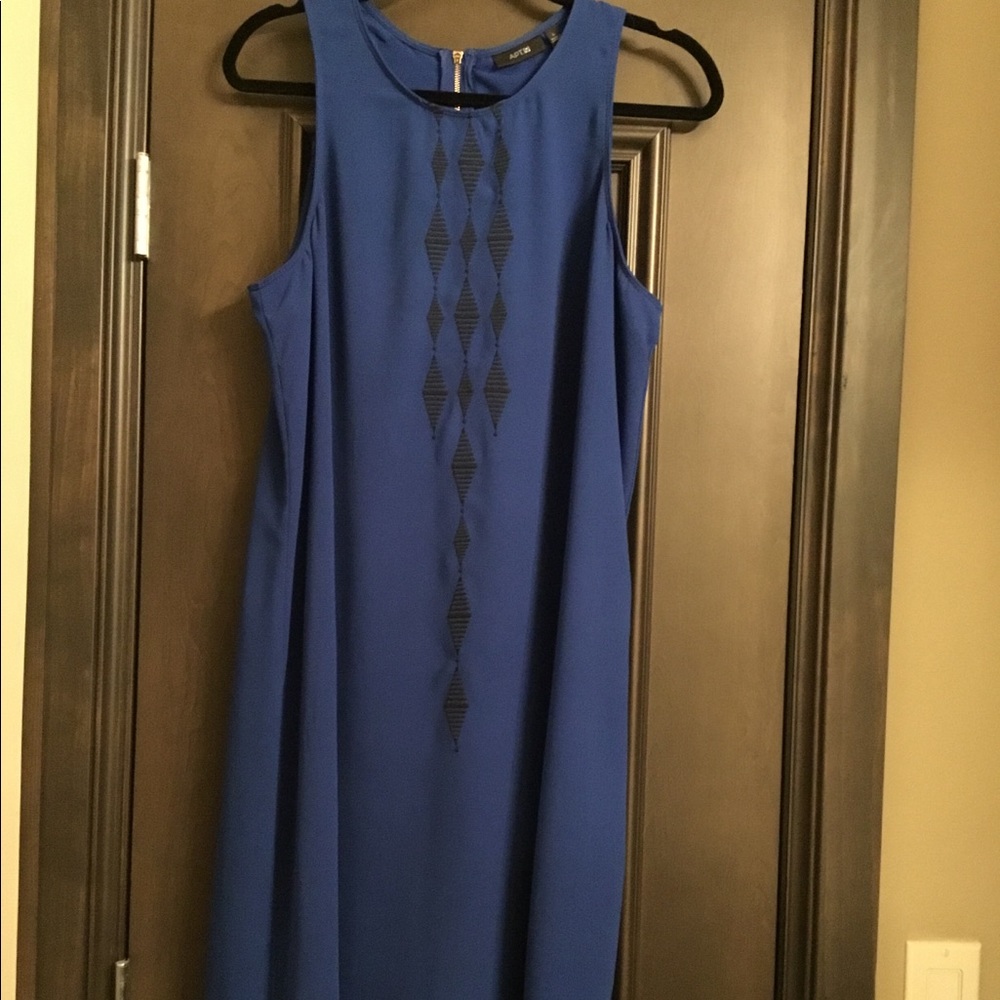 Blue dress